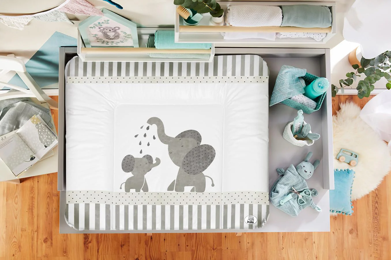 Wickelauflage Breit (85 x 72 cm) - Image 8