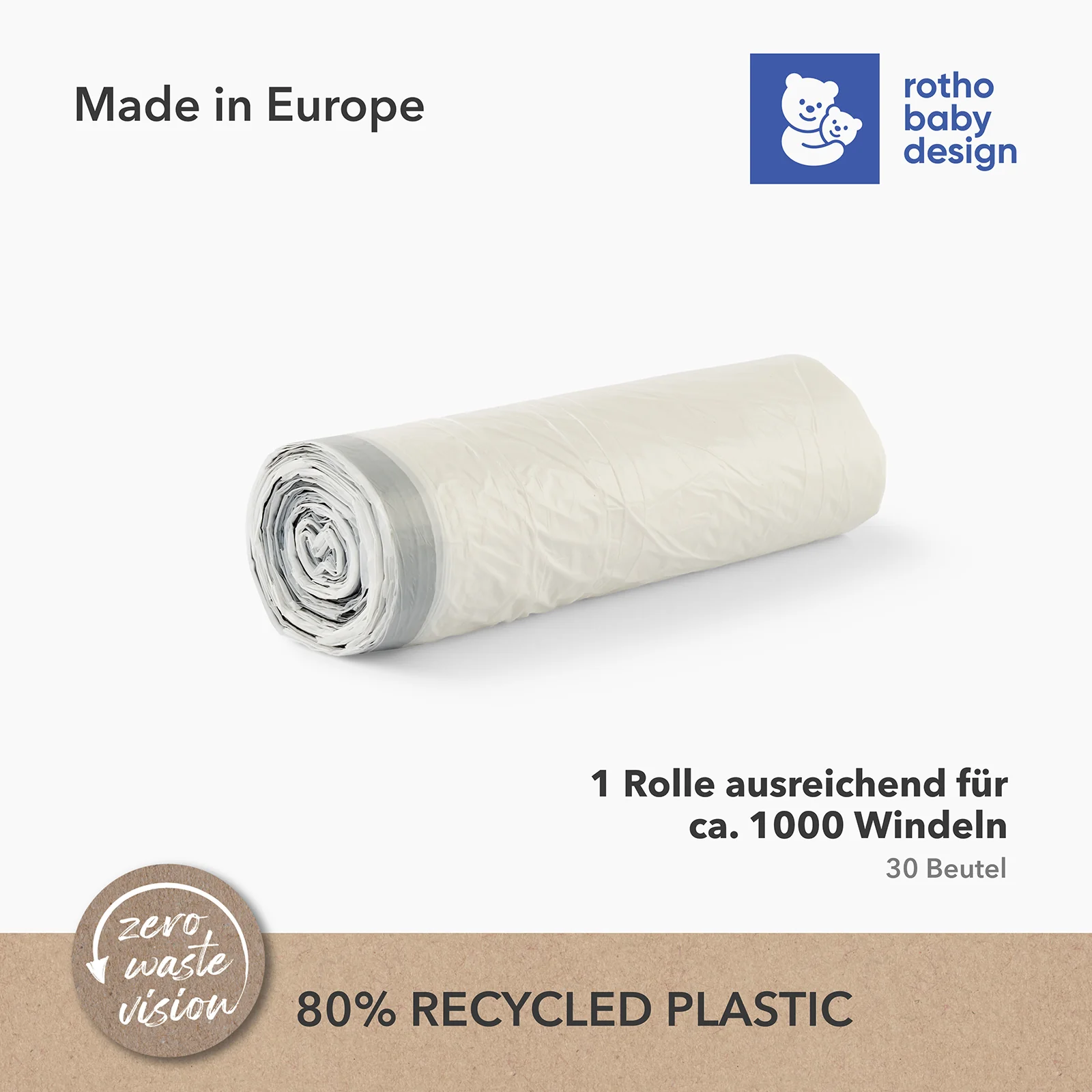 Windeleimer-Beutel YUMA 6 Monats-Bundle (2 Rollen) - Image 14