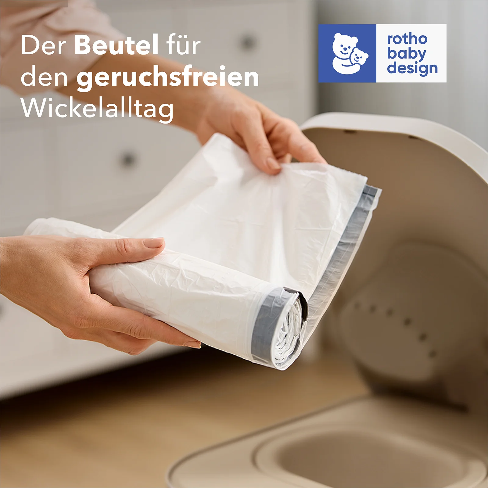 Windeleimer-Beutel YUMA 6 Monats-Bundle (2 Rollen) - Image 3